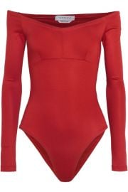 Gabriela Hearst   Hobbs off-the-shoulder stretch-ponte bodysuit at Net A Porter